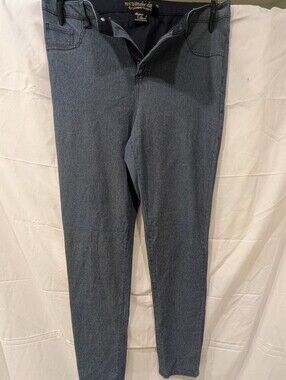 Women with Control My Wonder Denim Slim Leg Pants Blue Wash Tall 16Tall